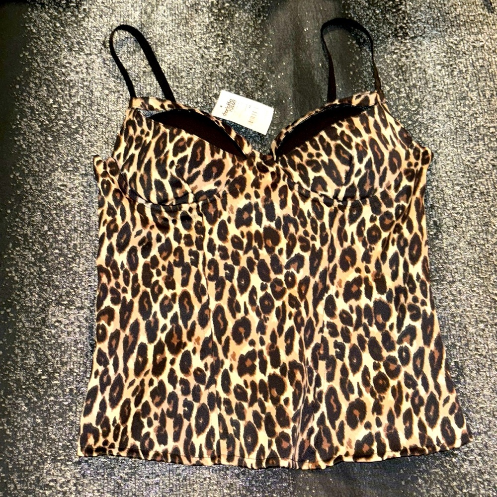 Cheetah corset top